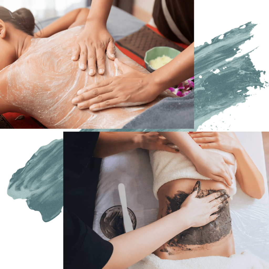 trattamento fanghi corpo, trattamento scrub corpo