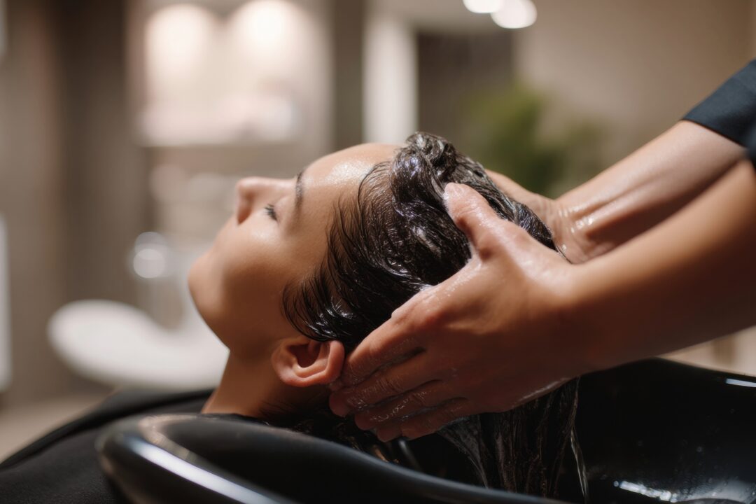 Trattamento professionale capelli in salone Anthea Mulier